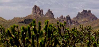 Castle Peaks at the Mojave National Preserve. Source: National Park Service
