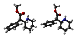 250px-Methylphenidate-enantiomers-3D-balls. Source: Wikipedia