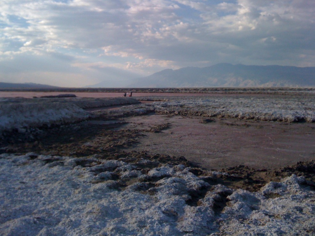 Mined salt flat on Owens Lake bed left after Los Angeles diverted the water. Photo: Emily Green Photo: Emily Green