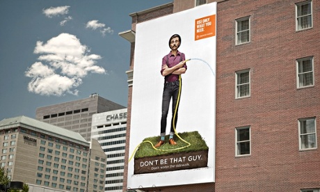 Denver Water "Don't be that guy" campaign. Photo: Courtesy of Denver Water